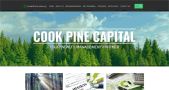 Desktop Screenshot of cookpinecapital.com